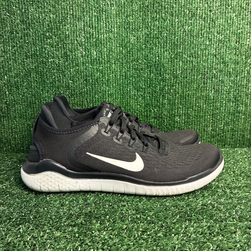 Nike Free RN 2018 Lightweight Athletic Running Shoes Black Mens 7.5 (Womens 9)